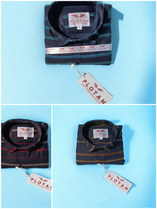 PLOTAH MEN'S SHIRTS " ROLAX STRIPES" uploaded by business on 10/27/2023