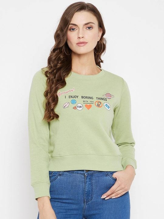 Ladies woolen sweatshirt  uploaded by KR textile sweater manufacture on 10/27/2023