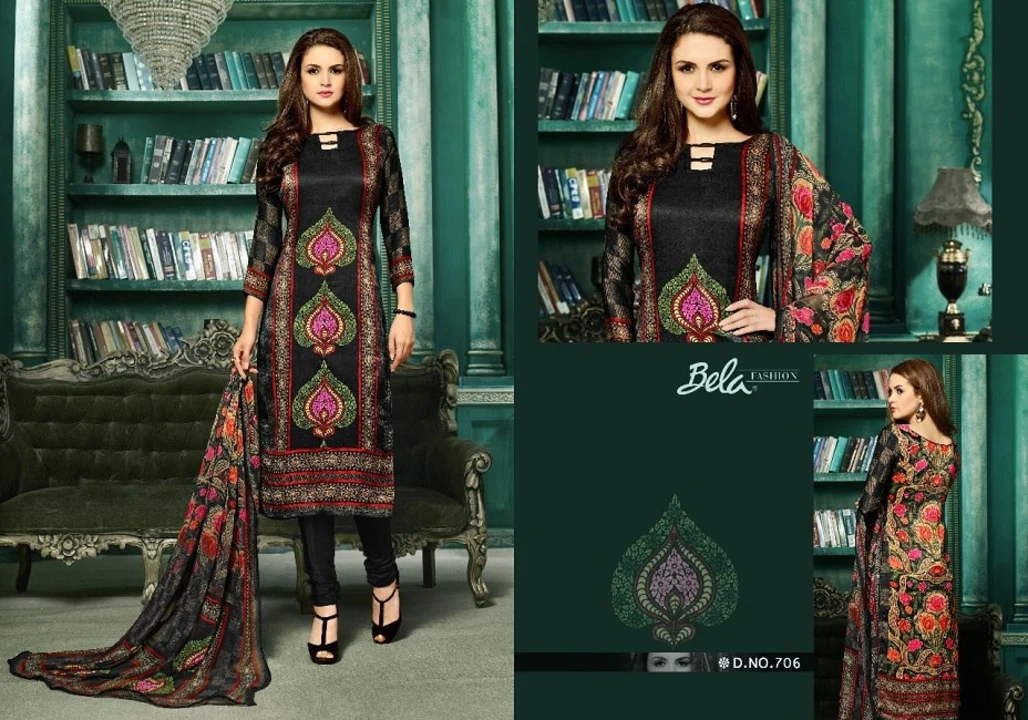 Bela Eminent -Dress Material uploaded by Style4sure on 10/27/2023