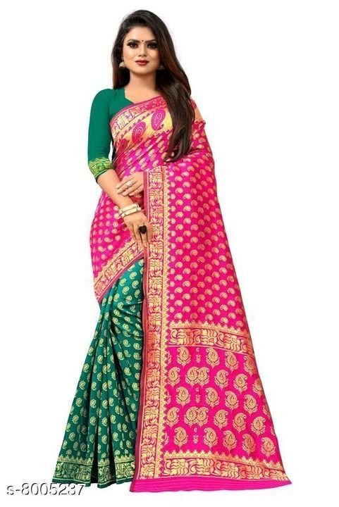 Trendy Banarasi silk sarees uploaded by business on 3/23/2021
