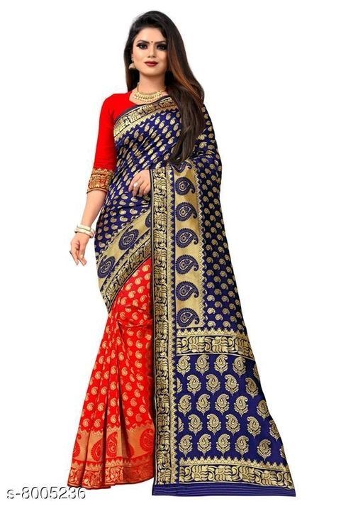 Trendy Banarasi silk sarees uploaded by business on 3/23/2021