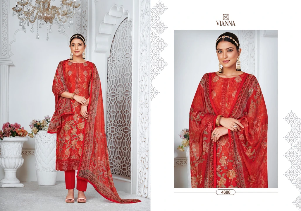 Vianna dress material  uploaded by Hari Om Fashion  on 10/27/2023