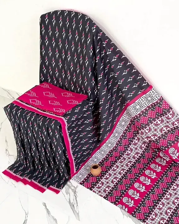 Printed cotton mulmul sarees  uploaded by The print house  on 10/27/2023