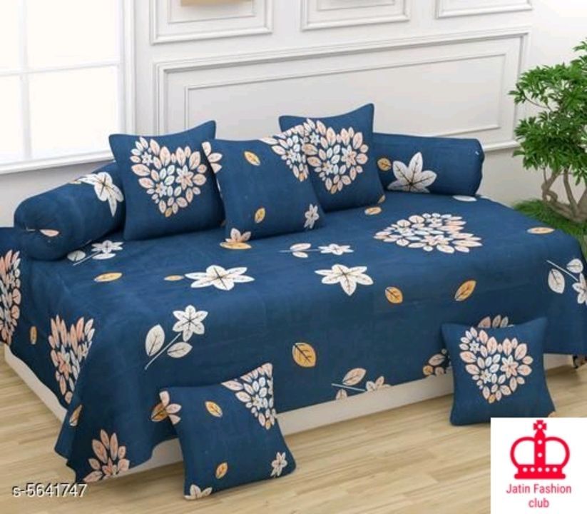 Post image Ravishing Classy 🌺Diwan Sets

COD💥🎁
Bedsheet Fabric: Glace Cotton
Bolster Cover Fabric: Cotton
Cushion Cover Fabric: Cotton