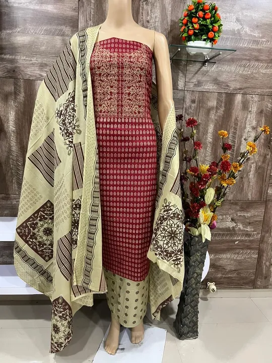 Karwa Chauth Special Cotton Suit Price Drop Alert uploaded by business on 10/27/2023