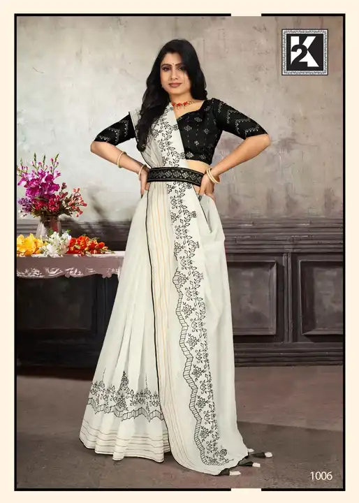 Exclusive Fancy Saree With Belt uploaded by SHREE HARSIDDHI FASHION on 10/28/2023