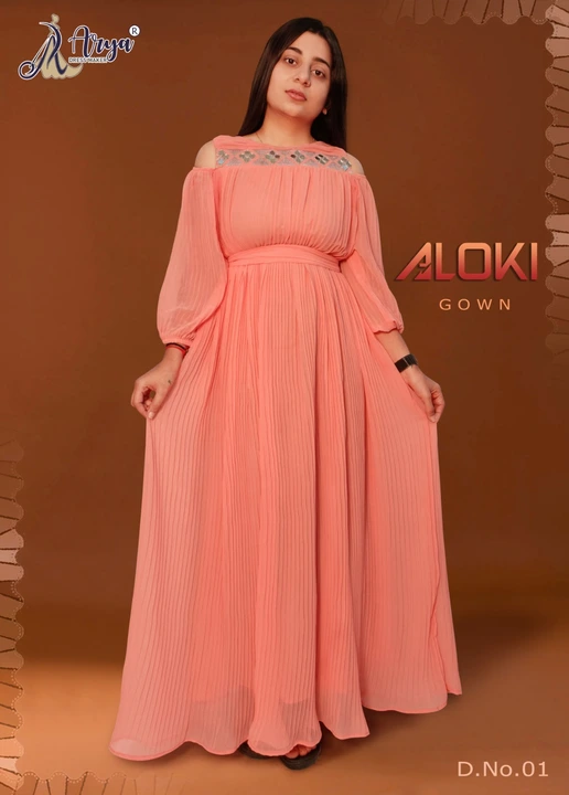 Post image ALOKI GOWN

- Colour - 4

- With belt

- Original mirror work

- Fabric :- Georgette

- Inner – crap 

- Size - m, l, xl, xxl. 

- Length- 54" to 56"

LIVE VIDEO 👇👇👇
https://youtu.be/zbu92nUpZBc

PRICE - 1050 rs
