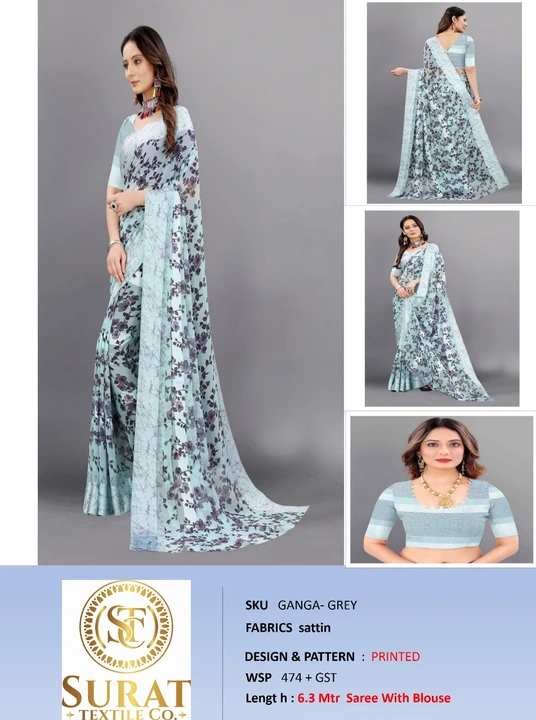 GANGA_ GREY uploaded by Surat Textile Co. on 10/28/2023