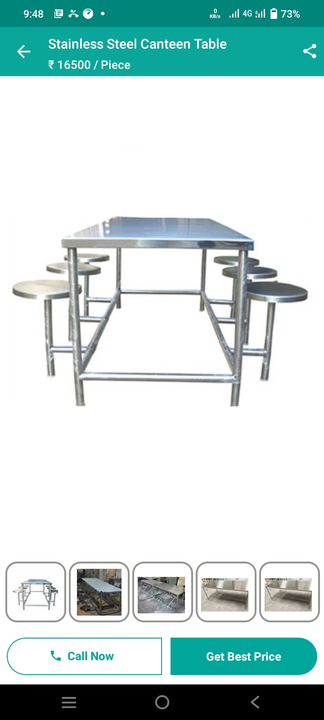 Steel table  uploaded by G/w handigraft on 10/28/2023