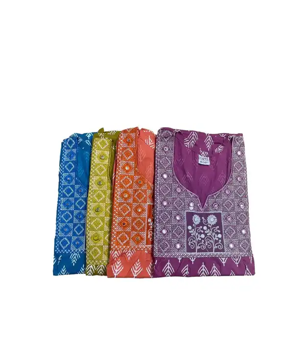 Women Premium Quality Cotton Embroidery nighty  uploaded by KATYAYANI EXPORTS on 10/28/2023