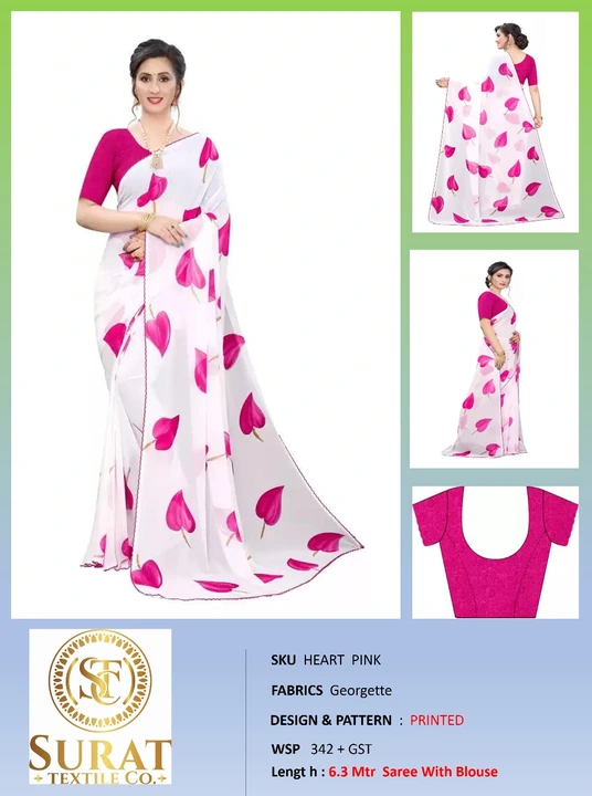 HEART_ PINK  uploaded by Surat Textile Co. on 10/28/2023