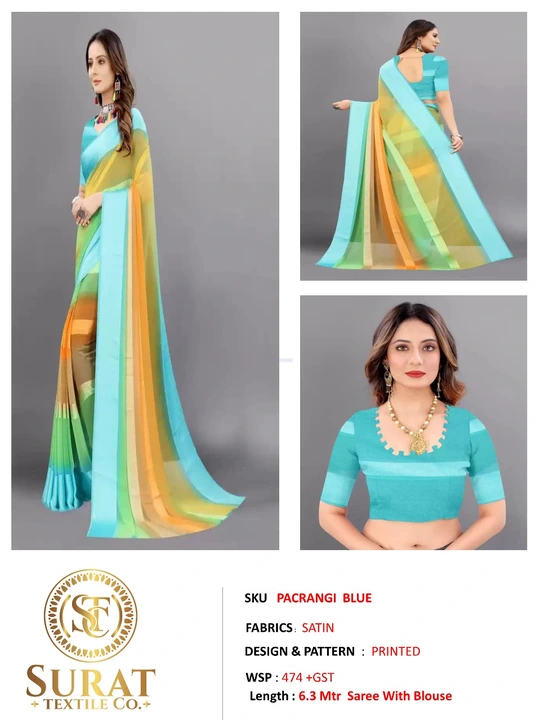 PACRANGI_ BLUE  uploaded by Surat Textile Co. on 10/28/2023