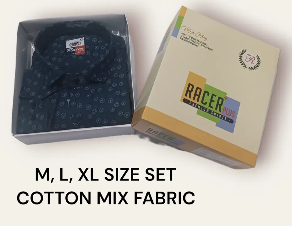 🏁🏁RACER PLUS🏁🏁(SUB BRAND OF 1KKA) EXCLUSIVE COTTON MIX PRINTED BOX PACK SHIRTS FOR MEN uploaded by business on 10/28/2023