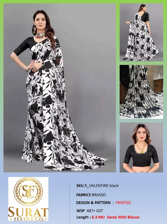 R_VALENTINE BLACK  uploaded by Surat Textile Co. on 10/28/2023