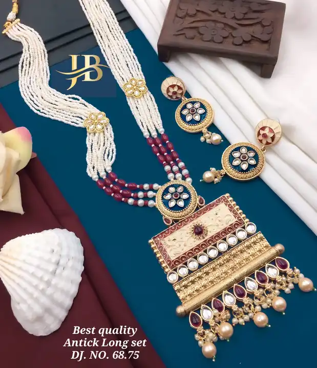 Best quality long set 👌  uploaded by Artificial jewellery on 10/28/2023