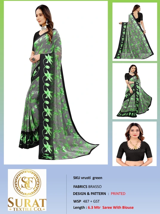 VRUSTI_GREEN  uploaded by Surat Textile Co. on 10/28/2023