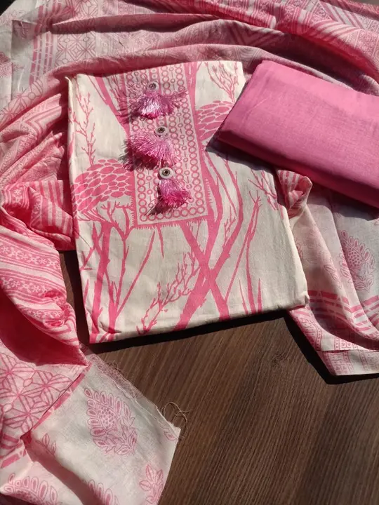 Pinky Women's Favourite Cotton Suit and Dress Material  uploaded by business on 10/28/2023