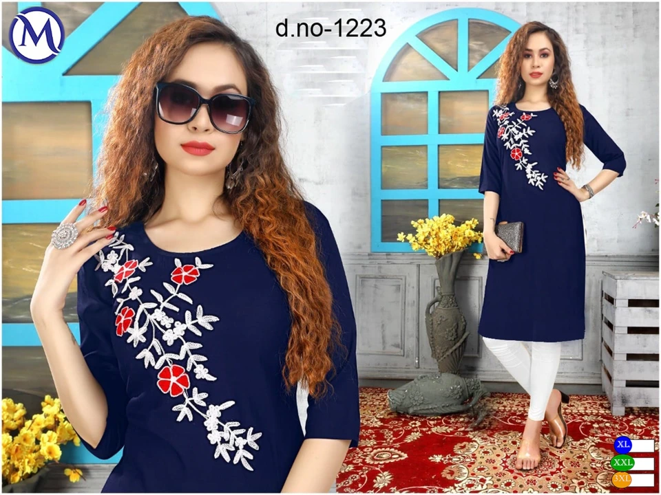 Rayon kurti uploaded by Shah textile on 10/28/2023