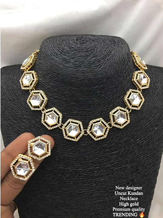 American Diamond Necklace Set  uploaded by business on 10/28/2023