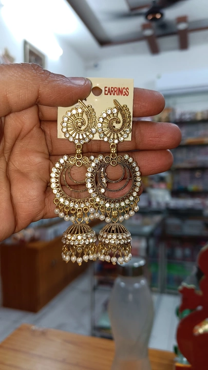Beautiful long earrings collection  uploaded by Krishna collection on 10/28/2023