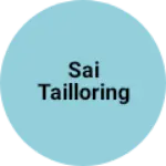 Business logo of Sai tailloring