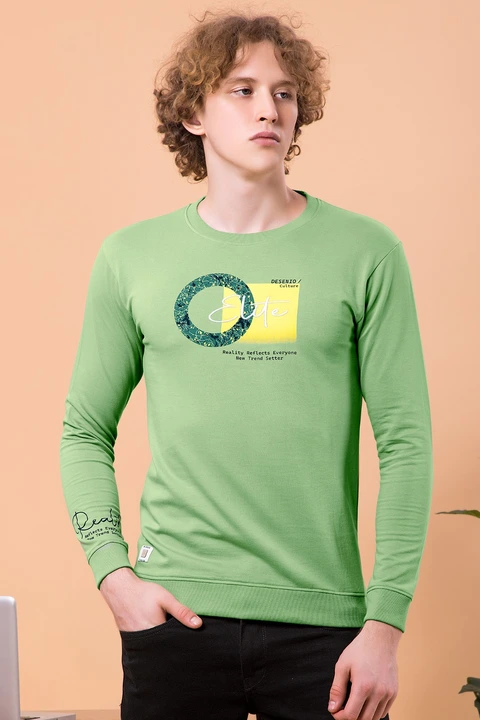 DESENIO Men's Printed Sweatshirt RN-FS  uploaded by business on 10/29/2023