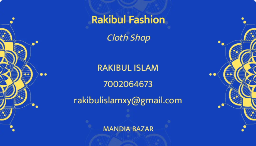 Post image RAKIBUL FASHION has updated their profile picture.