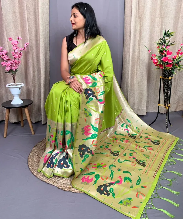 Kanchivaram paithani saree uploaded by Miss Lifestyle on 10/29/2023