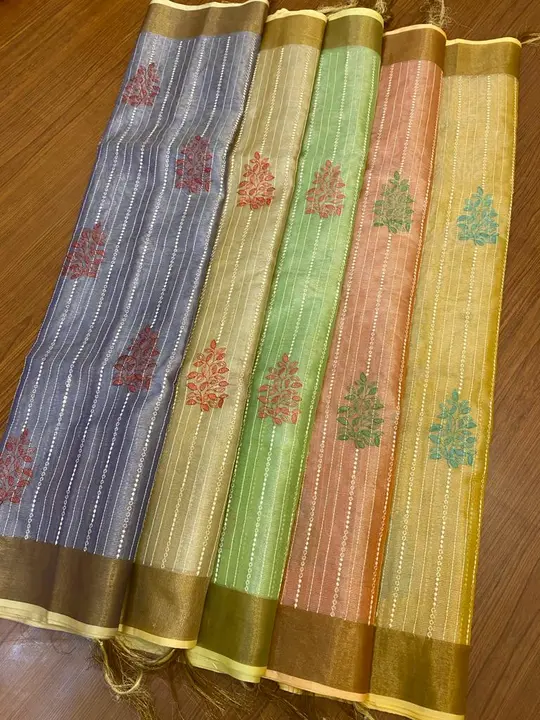 Tissue Embroidery  uploaded by M.S Silk Saree on 10/29/2023