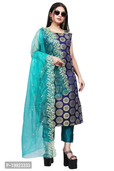 Elegant Navy Blue Jacquard Art Silk Kurta with Pant And Dupatta Set For Women

Size: 
S
M
L
XL
2XL

 uploaded by business on 10/29/2023