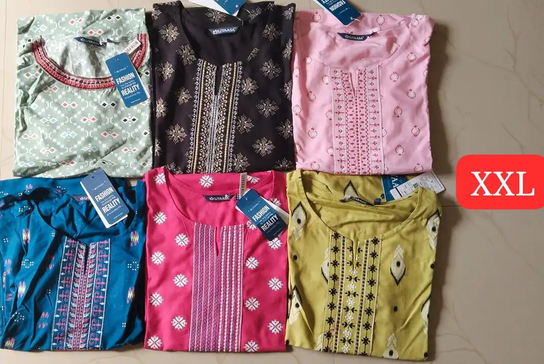 LIYAASA BRAND KURTIS FOR WHOLESALE uploaded by Avaasa Fushion Pvt Ltd on 10/29/2023