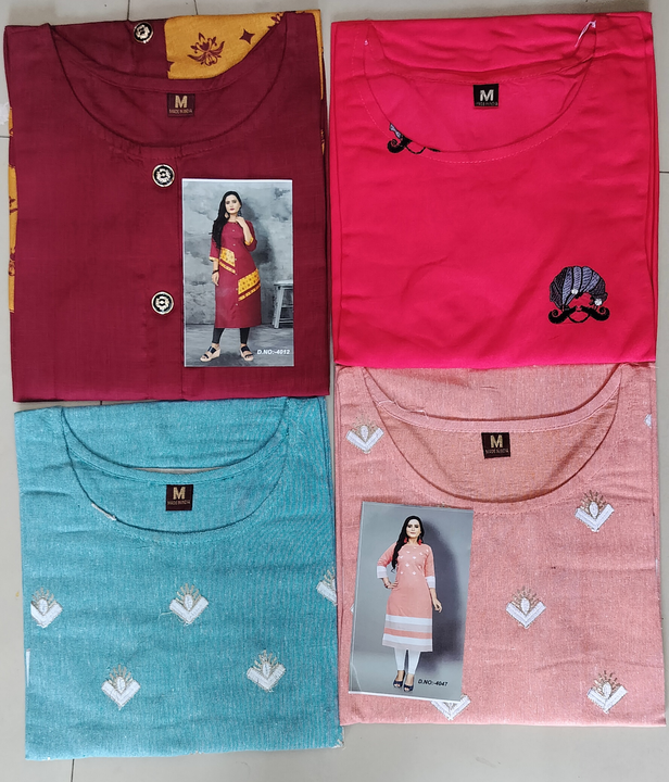 COTTON KURTIS uploaded by Shiva Enterprise on 10/29/2023