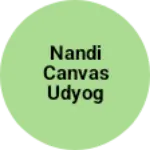 Business logo of Nandi canvas udyog