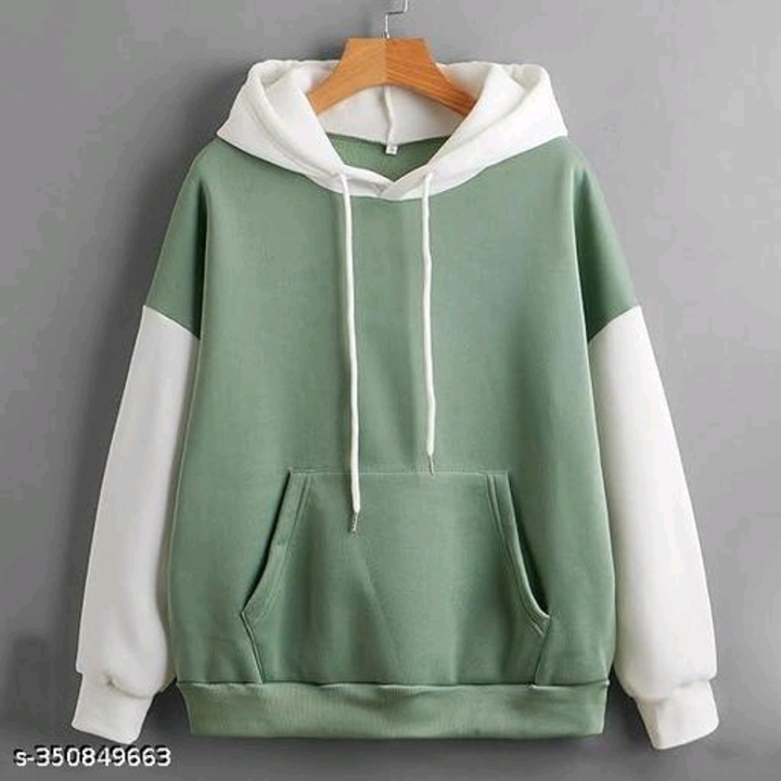 STYLISH DUEL COLOUR FLEECE  OVERSIZE SWEATSHIRT
 uploaded by All In One Store on 10/29/2023