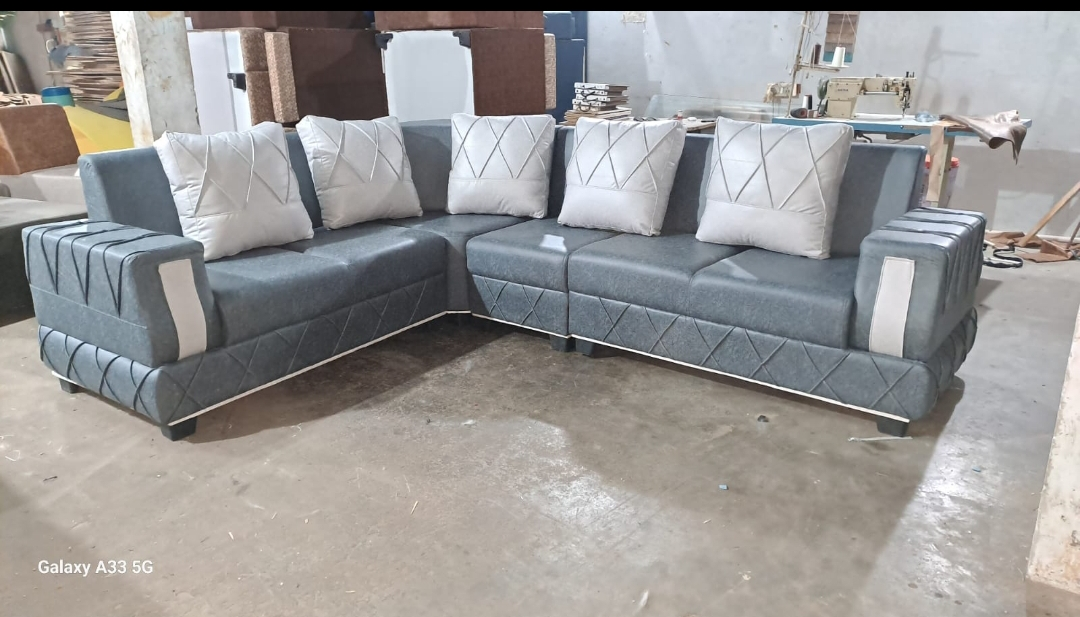 L shap corner sofa set uploaded by business on 10/29/2023