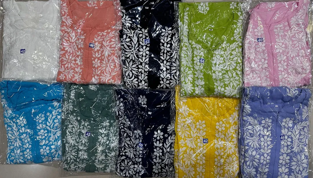 Modaal Kurti ( Only Bulk ) uploaded by Lucknow chickan Fashion on 10/29/2023