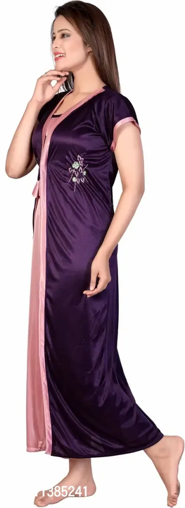 Classy Satin Solid Nighty with Robe For Women

 Color:  Multicoloured

Fabric:SatinType:Nighty  uploaded by ASVshoppstore on 10/29/2023