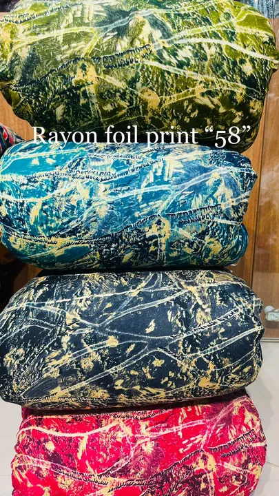 Rayon foil print  uploaded by Cara Exim on 10/29/2023