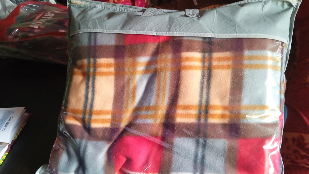 Super  Fine Qualify  Blanket  with attractive  Bag. packing uploaded by Sonya enterprises on 10/29/2023