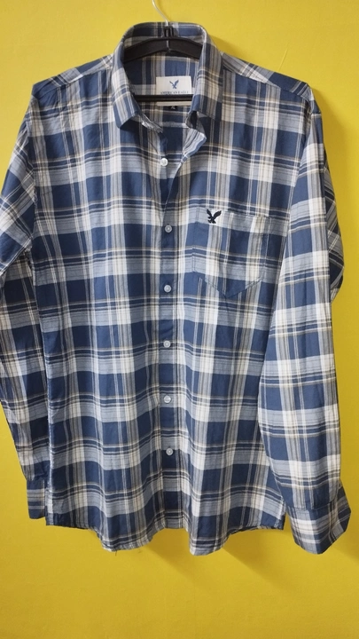 Check shirt American eagle uploaded by business on 10/30/2023