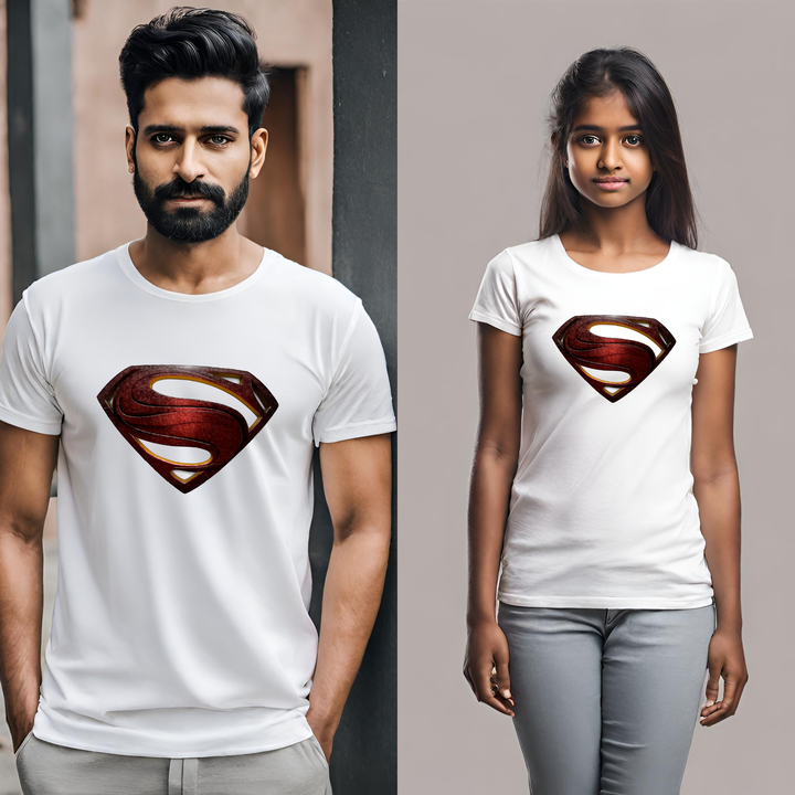 Universal printed T-shirt for men and women size M to XL colour white customization available  uploaded by KK Printing on 10/30/2023
