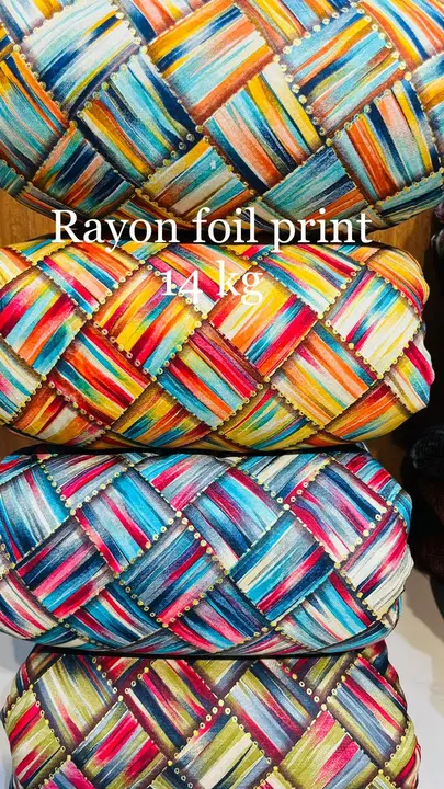 Rayon foil print  uploaded by business on 10/30/2023