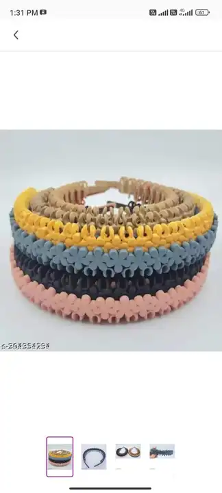Post image I want 200 Dozen of Hairband at a total order value of 25000. Please send me price if you have this available.