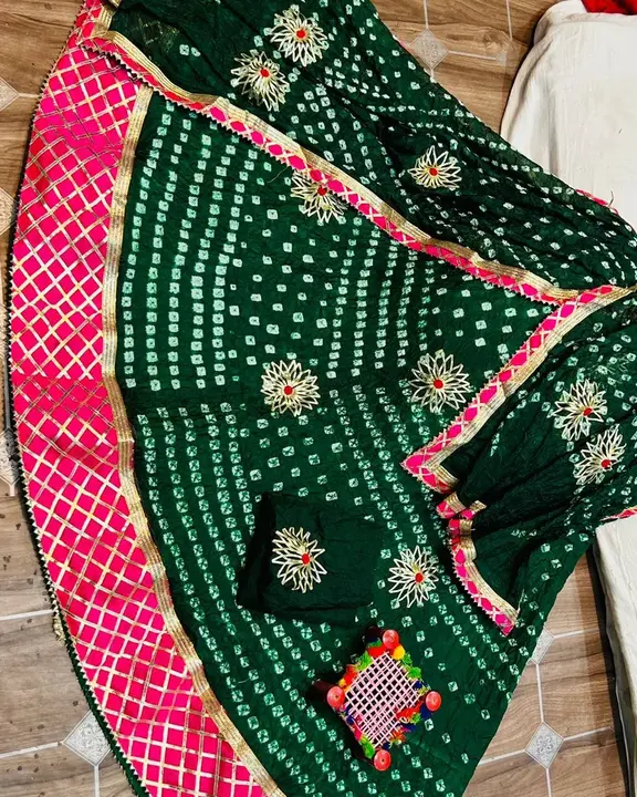 Product uploaded by Jaipuri wholesale gotta patti kurtis nd sarees on 10/30/2023