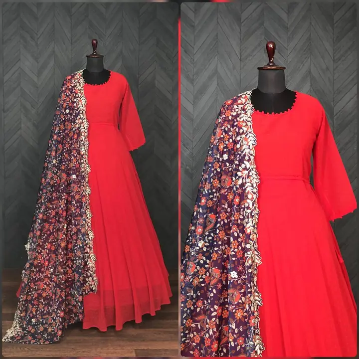 Gown with dupatta uploaded by VINAYAK desinger  on 10/30/2023
