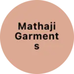 Business logo of Mathaji garments
