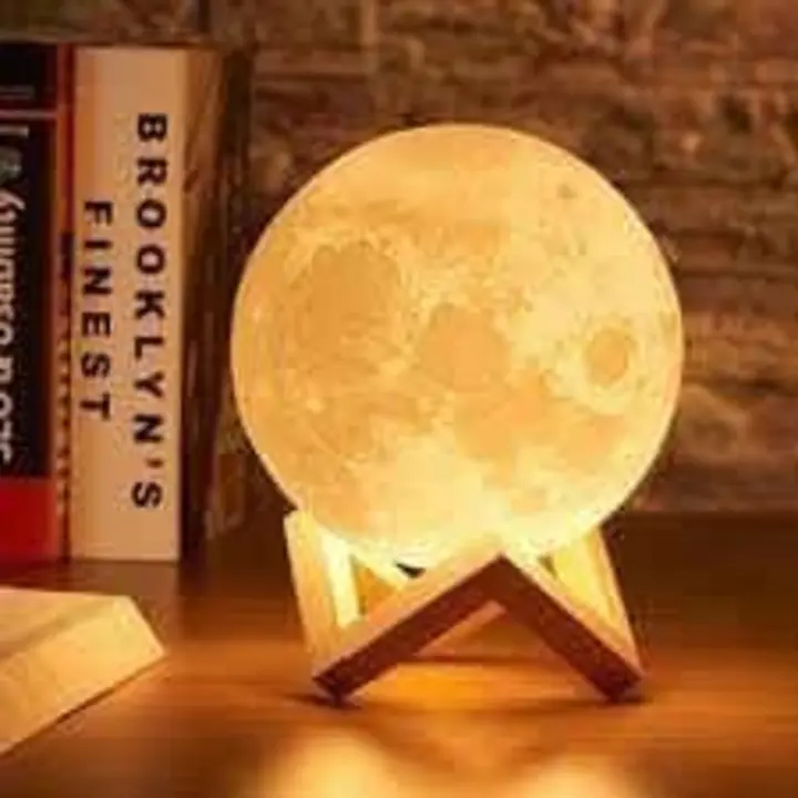 Moon lamp 🪔 for best price 7411387646 uploaded by Maruti mobile Accessories on 10/30/2023
