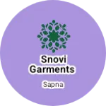 Business logo of Snovi garments