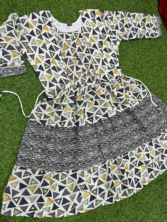 PURE COTTON KURTI FROCK uploaded by Swastik creation on 10/31/2023
