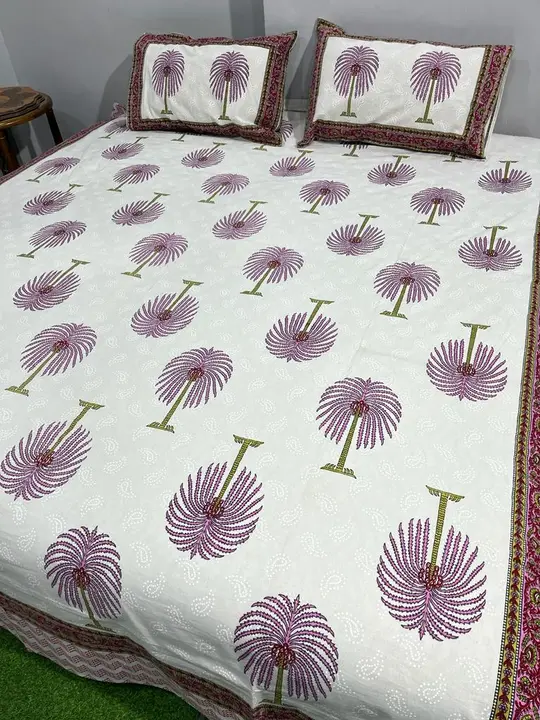Cotton double bed bedsheet  uploaded by The print house  on 10/31/2023